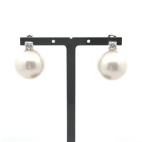 Earrings Ultima Edizione Woman in Silver Madreperla artificiale in bioresina OAO7136-18 - OAO7136-18